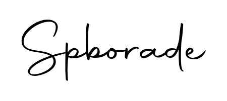 Personalize your online presence with Spborade signature rendered in elegant Autography-DOLnW font. Great for website footers and blogs. Spborade signature style 10 images and pictures png