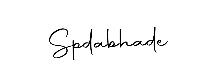 Make a beautiful signature design for name Spdabhade. Use this online signature maker to create a handwritten signature for free. Spdabhade signature style 10 images and pictures png