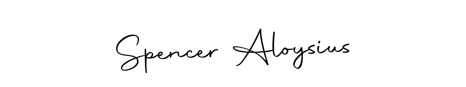 Also we have Spencer Aloysius name is the best signature style. Create professional handwritten signature collection using Autography-DOLnW autograph style. Spencer Aloysius signature style 10 images and pictures png