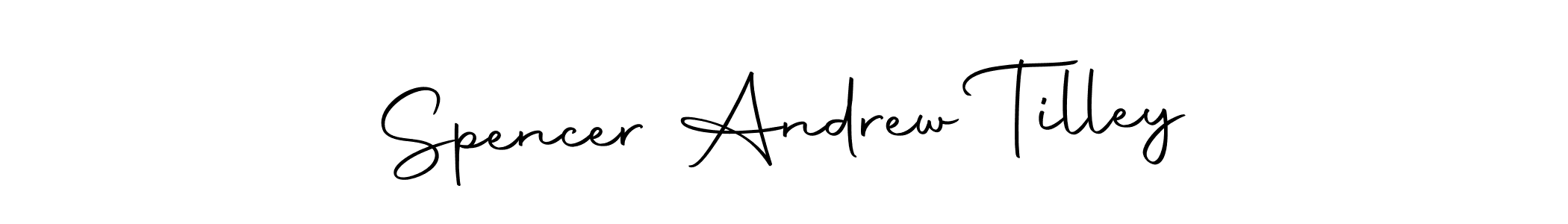 It looks lik you need a new signature style for name Spencer Andrew Tilley. Design unique handwritten (Autography-DOLnW) signature with our free signature maker in just a few clicks. Spencer Andrew Tilley signature style 10 images and pictures png