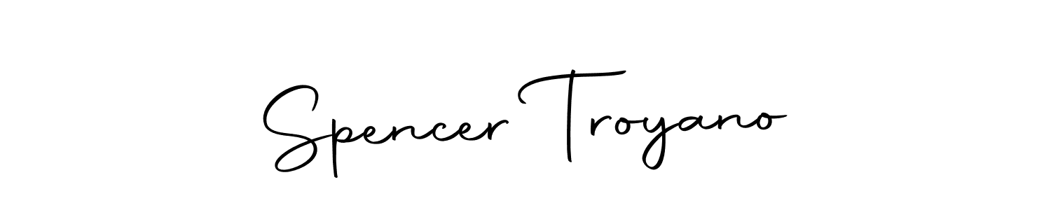Use a signature maker to create a handwritten signature online. With this signature software, you can design (Autography-DOLnW) your own signature for name Spencer Troyano. Spencer Troyano signature style 10 images and pictures png
