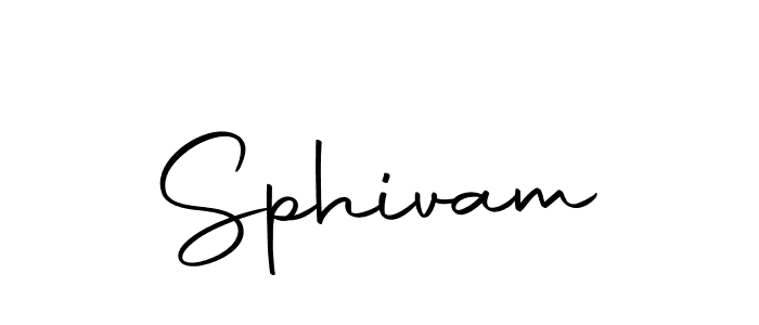 You should practise on your own different ways (Autography-DOLnW) to write your name (Sphivam) in signature. don't let someone else do it for you. Sphivam signature style 10 images and pictures png