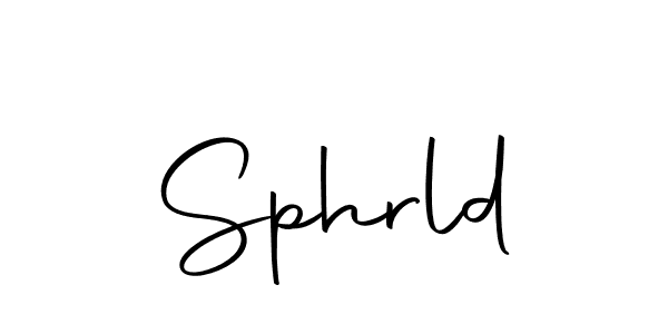 How to make Sphrld signature? Autography-DOLnW is a professional autograph style. Create handwritten signature for Sphrld name. Sphrld signature style 10 images and pictures png