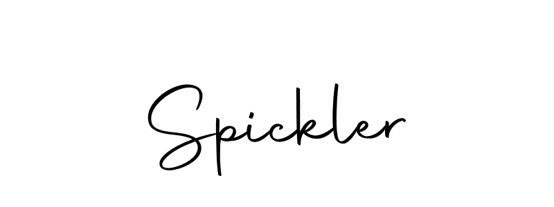 Make a beautiful signature design for name Spickler. With this signature (Autography-DOLnW) style, you can create a handwritten signature for free. Spickler signature style 10 images and pictures png