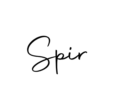 How to make Spir name signature. Use Autography-DOLnW style for creating short signs online. This is the latest handwritten sign. Spir signature style 10 images and pictures png