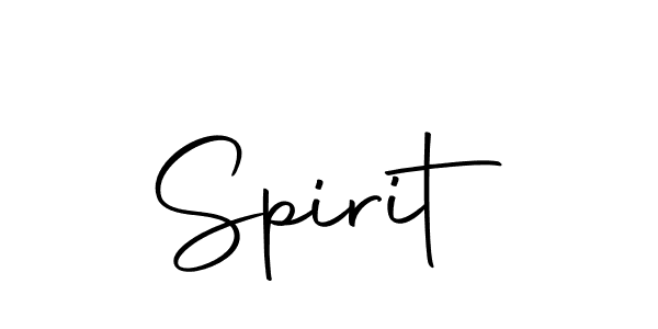 How to make Spirit signature? Autography-DOLnW is a professional autograph style. Create handwritten signature for Spirit name. Spirit signature style 10 images and pictures png