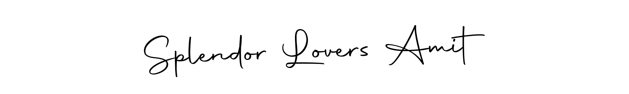 Design your own signature with our free online signature maker. With this signature software, you can create a handwritten (Autography-DOLnW) signature for name Splendor Lovers Amit. Splendor Lovers Amit signature style 10 images and pictures png