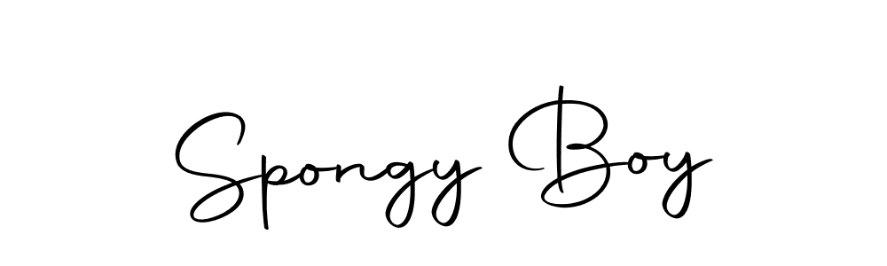 You should practise on your own different ways (Autography-DOLnW) to write your name (Spongy Boy) in signature. don't let someone else do it for you. Spongy Boy signature style 10 images and pictures png