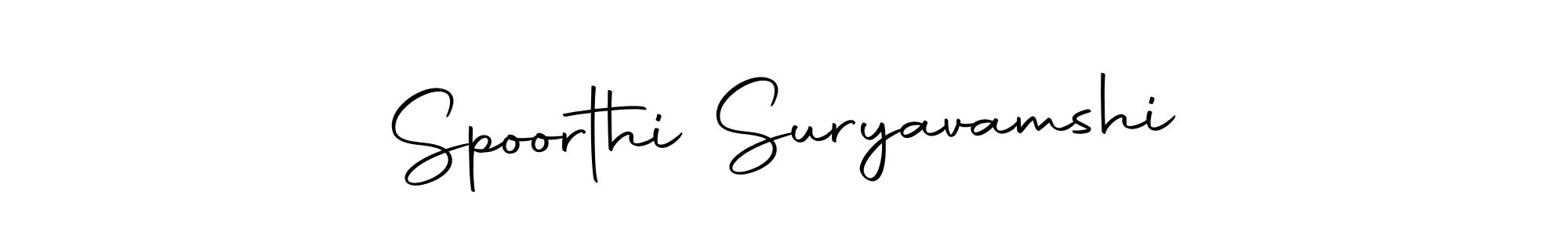 Here are the top 10 professional signature styles for the name Spoorthi Suryavamshi. These are the best autograph styles you can use for your name. Spoorthi Suryavamshi signature style 10 images and pictures png