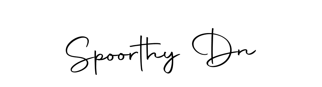 Spoorthy Dn stylish signature style. Best Handwritten Sign (Autography-DOLnW) for my name. Handwritten Signature Collection Ideas for my name Spoorthy Dn. Spoorthy Dn signature style 10 images and pictures png