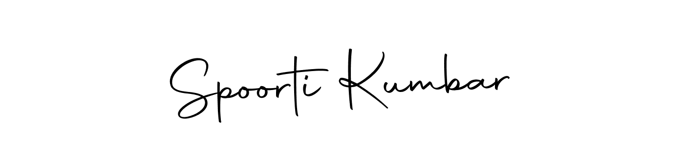 if you are searching for the best signature style for your name Spoorti Kumbar. so please give up your signature search. here we have designed multiple signature styles  using Autography-DOLnW. Spoorti Kumbar signature style 10 images and pictures png