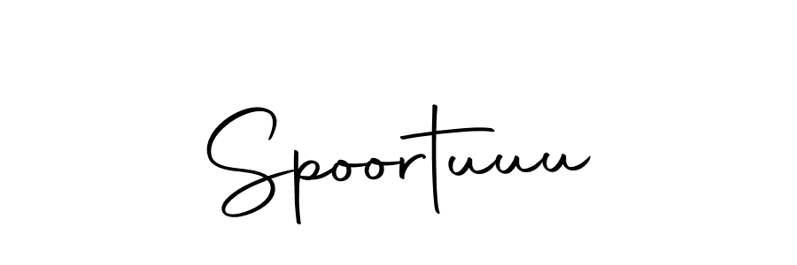 How to make Spoortuuu name signature. Use Autography-DOLnW style for creating short signs online. This is the latest handwritten sign. Spoortuuu signature style 10 images and pictures png