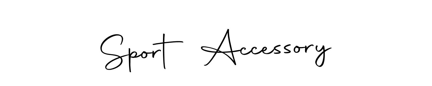 How to make Sport Accessory name signature. Use Autography-DOLnW style for creating short signs online. This is the latest handwritten sign. Sport Accessory signature style 10 images and pictures png