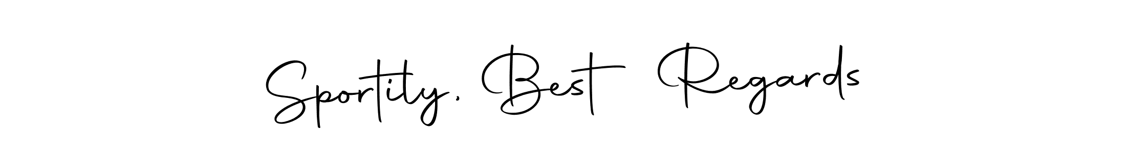 How to Draw Sportily, Best Regards signature style? Autography-DOLnW is a latest design signature styles for name Sportily, Best Regards. Sportily, Best Regards signature style 10 images and pictures png