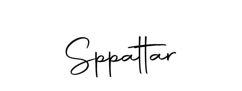 How to make Sppattar signature? Autography-DOLnW is a professional autograph style. Create handwritten signature for Sppattar name. Sppattar signature style 10 images and pictures png