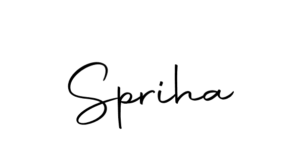 Make a beautiful signature design for name Spriha. Use this online signature maker to create a handwritten signature for free. Spriha signature style 10 images and pictures png