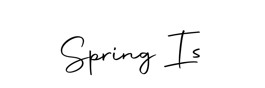 Make a beautiful signature design for name Spring Is. Use this online signature maker to create a handwritten signature for free. Spring Is signature style 10 images and pictures png