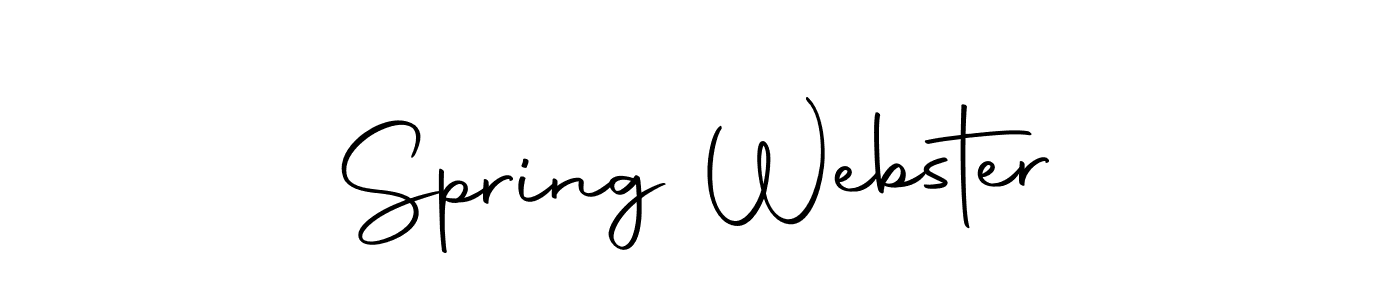It looks lik you need a new signature style for name Spring Webster. Design unique handwritten (Autography-DOLnW) signature with our free signature maker in just a few clicks. Spring Webster signature style 10 images and pictures png