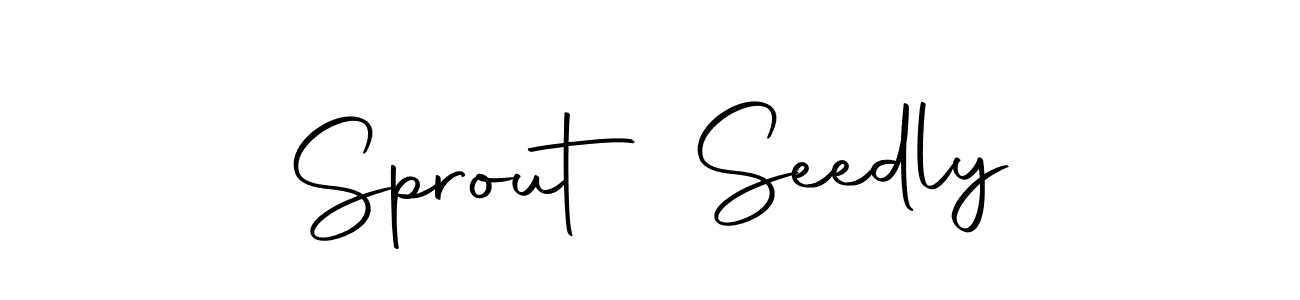 How to make Sprout Seedly signature? Autography-DOLnW is a professional autograph style. Create handwritten signature for Sprout Seedly name. Sprout Seedly signature style 10 images and pictures png