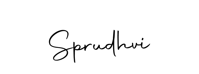 It looks lik you need a new signature style for name Sprudhvi. Design unique handwritten (Autography-DOLnW) signature with our free signature maker in just a few clicks. Sprudhvi signature style 10 images and pictures png