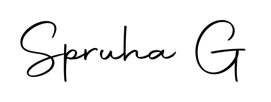 The Autography-DOLnW lettering style adds unique flourish to name Spruha G. Stand out with a custom digital autograph made in seconds. Spruha G signature style 10 images and pictures png