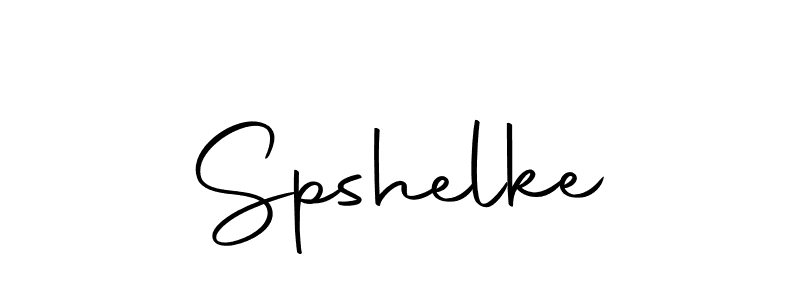 Create a beautiful signature design for name Spshelke. With this signature (Autography-DOLnW) fonts, you can make a handwritten signature for free. Spshelke signature style 10 images and pictures png