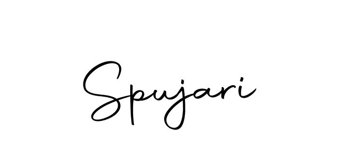 The best way (Autography-DOLnW) to make a short signature is to pick only two or three words in your name. The name Spujari include a total of six letters. For converting this name. Spujari signature style 10 images and pictures png