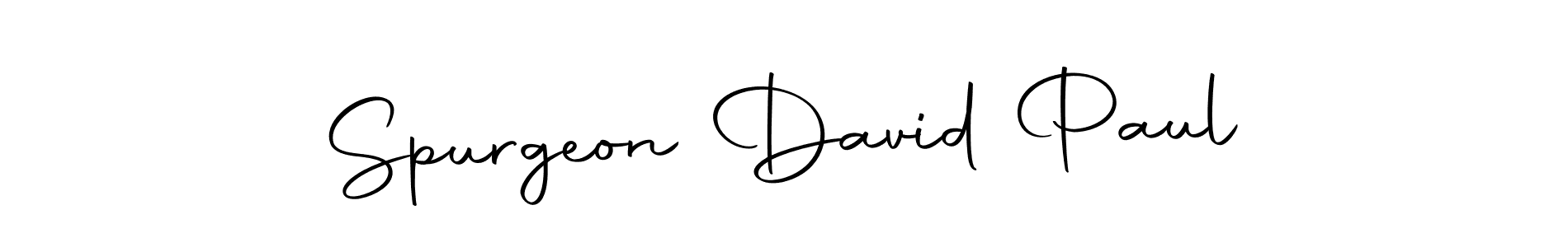 Also we have Spurgeon David Paul name is the best signature style. Create professional handwritten signature collection using Autography-DOLnW autograph style. Spurgeon David Paul signature style 10 images and pictures png