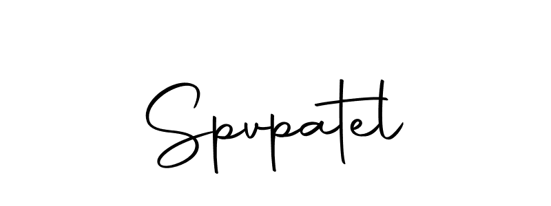 How to make Spvpatel signature? Autography-DOLnW is a professional autograph style. Create handwritten signature for Spvpatel name. Spvpatel signature style 10 images and pictures png