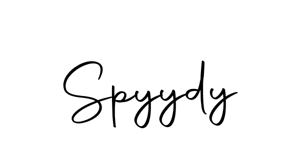 Create a beautiful signature design for name Spyydy. With this signature (Autography-DOLnW) fonts, you can make a handwritten signature for free. Spyydy signature style 10 images and pictures png