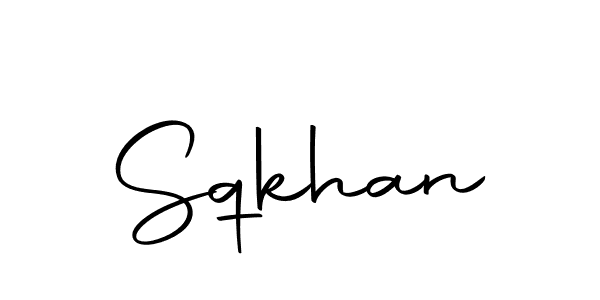 You should practise on your own different ways (Autography-DOLnW) to write your name (Sqkhan) in signature. don't let someone else do it for you. Sqkhan signature style 10 images and pictures png