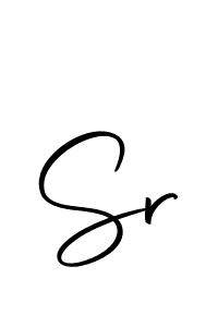 Make a beautiful signature design for name Sr. With this signature (Autography-DOLnW) style, you can create a handwritten signature for free. Sr signature style 10 images and pictures png