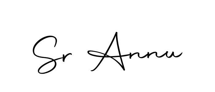 Autography-DOLnW is a professional signature style that is perfect for those who want to add a touch of class to their signature. It is also a great choice for those who want to make their signature more unique. Get Sr Annu name to fancy signature for free. Sr Annu signature style 10 images and pictures png