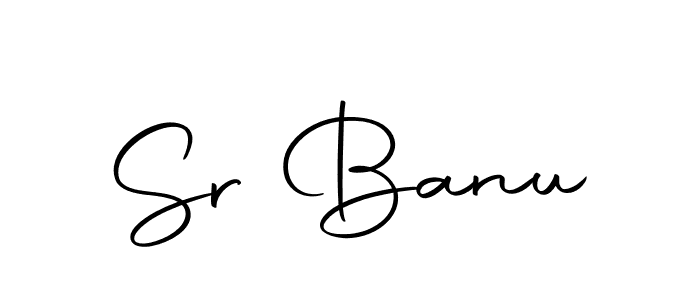 How to make Sr Banu name signature. Use Autography-DOLnW style for creating short signs online. This is the latest handwritten sign. Sr Banu signature style 10 images and pictures png