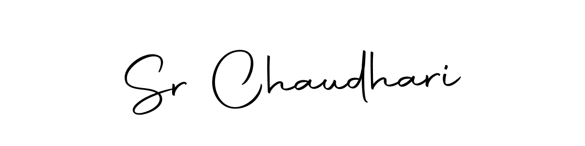 The best way (Autography-DOLnW) to make a short signature is to pick only two or three words in your name. The name Sr Chaudhari include a total of six letters. For converting this name. Sr Chaudhari signature style 10 images and pictures png