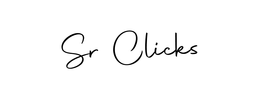 Design your own signature with our free online signature maker. With this signature software, you can create a handwritten (Autography-DOLnW) signature for name Sr Clicks. Sr Clicks signature style 10 images and pictures png