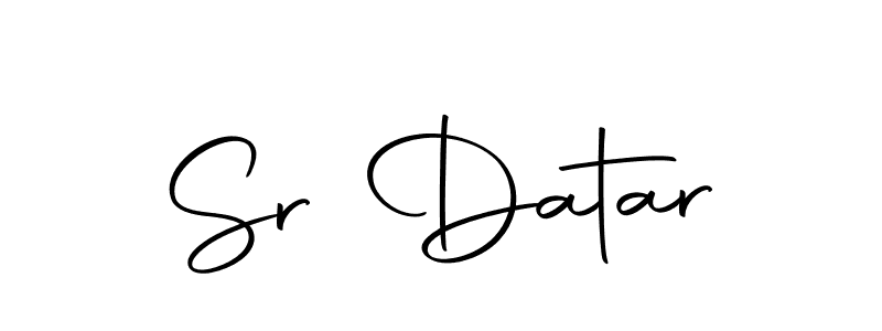 Design your own signature with our free online signature maker. With this signature software, you can create a handwritten (Autography-DOLnW) signature for name Sr Datar. Sr Datar signature style 10 images and pictures png