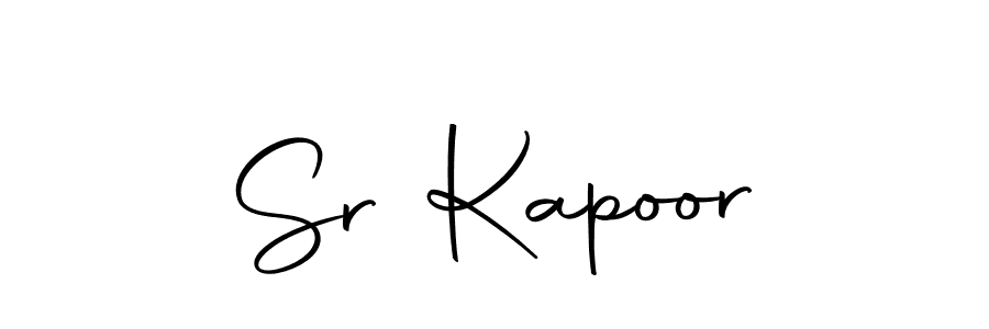 Create a beautiful signature design for name Sr Kapoor. With this signature (Autography-DOLnW) fonts, you can make a handwritten signature for free. Sr Kapoor signature style 10 images and pictures png