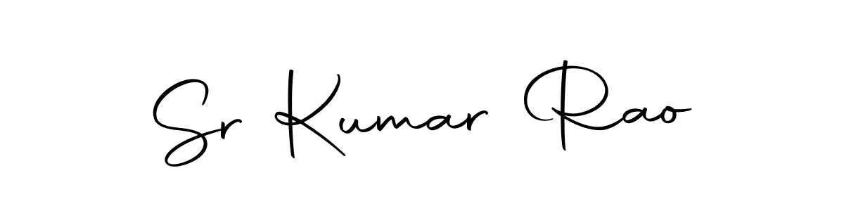 Sr Kumar Rao stylish signature style. Best Handwritten Sign (Autography-DOLnW) for my name. Handwritten Signature Collection Ideas for my name Sr Kumar Rao. Sr Kumar Rao signature style 10 images and pictures png