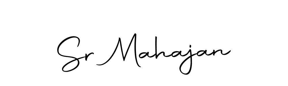 Make a beautiful signature design for name Sr Mahajan. With this signature (Autography-DOLnW) style, you can create a handwritten signature for free. Sr Mahajan signature style 10 images and pictures png