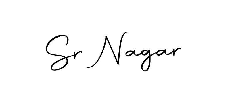 Sr Nagar stylish signature style. Best Handwritten Sign (Autography-DOLnW) for my name. Handwritten Signature Collection Ideas for my name Sr Nagar. Sr Nagar signature style 10 images and pictures png
