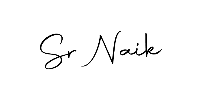 Design your own signature with our free online signature maker. With this signature software, you can create a handwritten (Autography-DOLnW) signature for name Sr Naik. Sr Naik signature style 10 images and pictures png