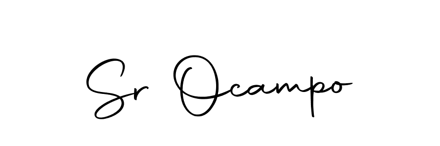 How to make Sr Ocampo signature? Autography-DOLnW is a professional autograph style. Create handwritten signature for Sr Ocampo name. Sr Ocampo signature style 10 images and pictures png