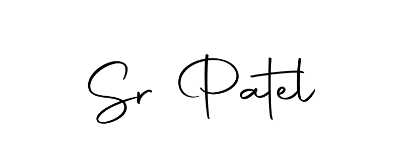 Create a beautiful signature design for name Sr Patel. With this signature (Autography-DOLnW) fonts, you can make a handwritten signature for free. Sr Patel signature style 10 images and pictures png