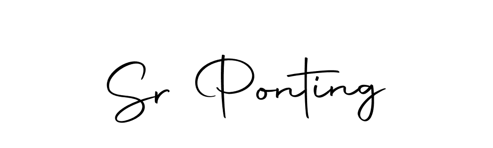 Make a beautiful signature design for name Sr Ponting. With this signature (Autography-DOLnW) style, you can create a handwritten signature for free. Sr Ponting signature style 10 images and pictures png