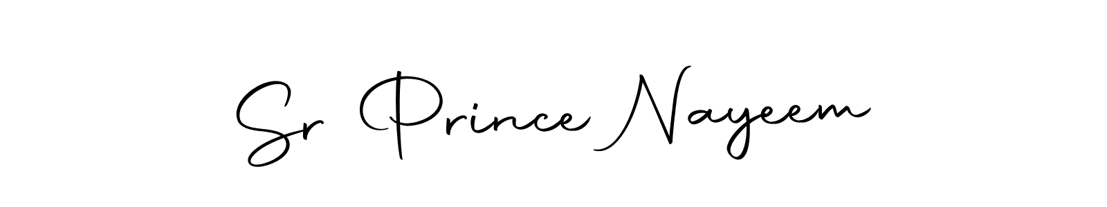 Similarly Autography-DOLnW is the best handwritten signature design. Signature creator online .You can use it as an online autograph creator for name Sr Prince Nayeem. Sr Prince Nayeem signature style 10 images and pictures png