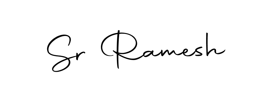 How to make Sr Ramesh name signature. Use Autography-DOLnW style for creating short signs online. This is the latest handwritten sign. Sr Ramesh signature style 10 images and pictures png