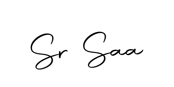 How to make Sr Saa name signature. Use Autography-DOLnW style for creating short signs online. This is the latest handwritten sign. Sr Saa signature style 10 images and pictures png