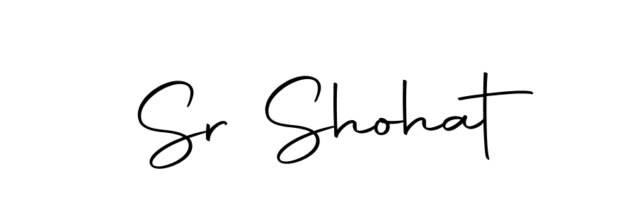 Design your own signature with our free online signature maker. With this signature software, you can create a handwritten (Autography-DOLnW) signature for name Sr Shohat. Sr Shohat signature style 10 images and pictures png