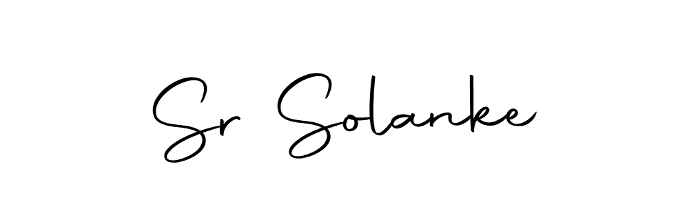 Design your own signature with our free online signature maker. With this signature software, you can create a handwritten (Autography-DOLnW) signature for name Sr Solanke. Sr Solanke signature style 10 images and pictures png